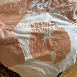 Wu Tang French Vanilla long sleeve shirt size large